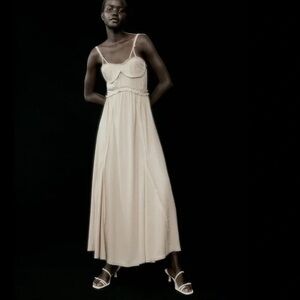 Zara Cream Maxi Dress